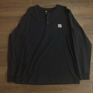 Carhartt Men's Dark Long Sleeve Henley